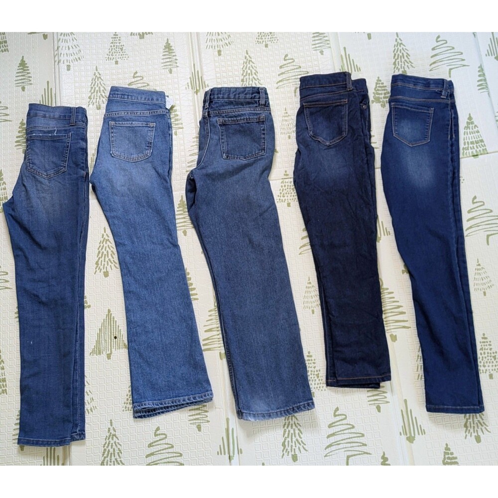 Girls Jeans Size 12 Lot 5 Pcs Revery Old Navy Outdoor Kids Blue Revival Denim